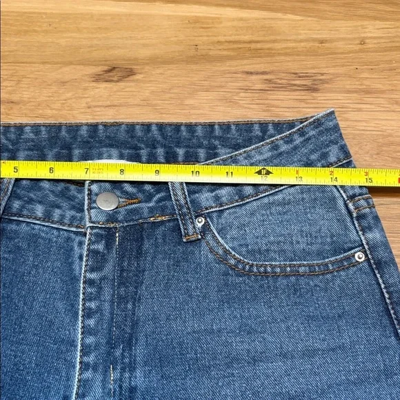 Hayden LA Classic Blue Denim Cropped Skinny Jeans Darling Hemline Women’s S - Picture 9 of 14